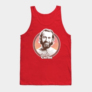 George Carlin // 1970s Style Retro Fan Art Tank Top